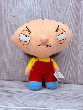 Vintage 2004 Nanco 6 Inch family guy stewie toy plush doll